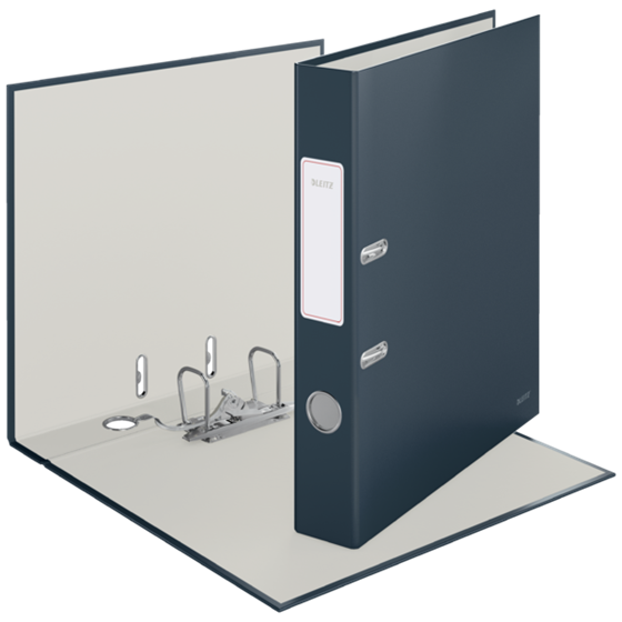 Archivador Leitz 180° Cosy Soft Touch Gris Terciopelo A4 Lomo: 52 Mm.