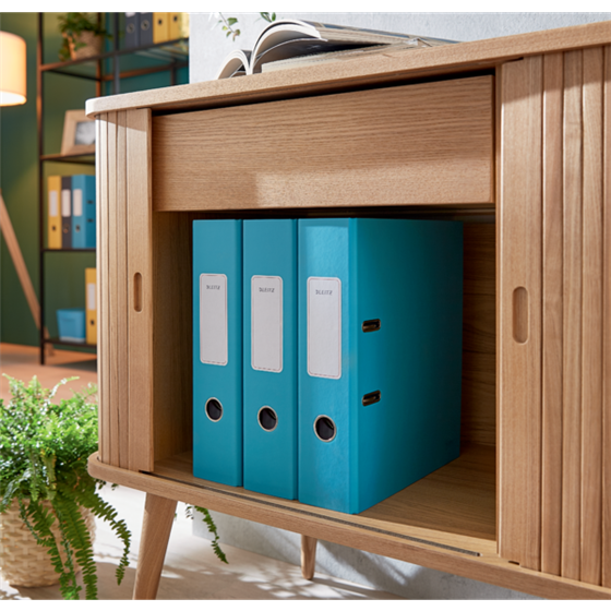 Archivador Leitz 180° Cosy Soft Touch Azul Calma A4 Lomo: 80 Mm.