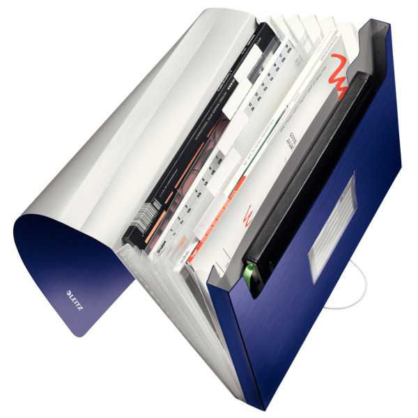Carpeta Acordeón Style De Leitz Azul Titán