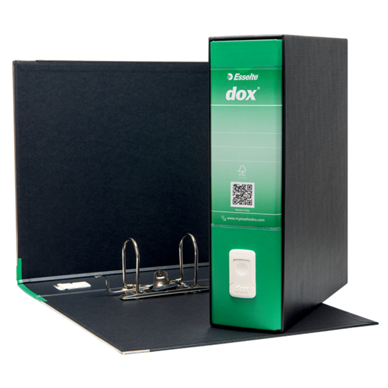 Archivador De Palanca Rexel Dox 1 A4 Color Verde Verde