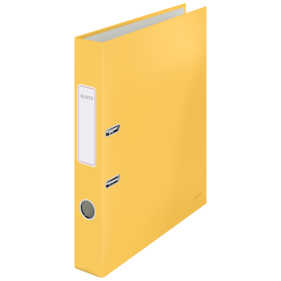 Archivador Leitz 180° Cosy Soft Touch Amarillo Cálido A4 Lomo: 52 Mm.