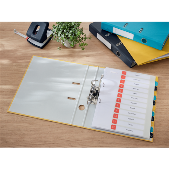 Archivador Leitz 180° Cosy Soft Touch Amarillo Cálido A4 Lomo: 52 Mm.