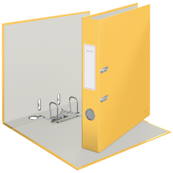 Archivador Leitz 180° Cosy Soft Touch Amarillo Cálido A4 Lomo: 52 Mm.