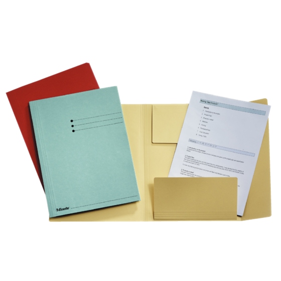 Subcarpetas Con 3 Solapas Naranja A4