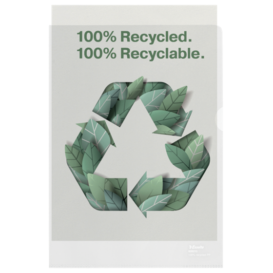 Dosier A4 Esselte Recycle Transparente A4 100 Mc.