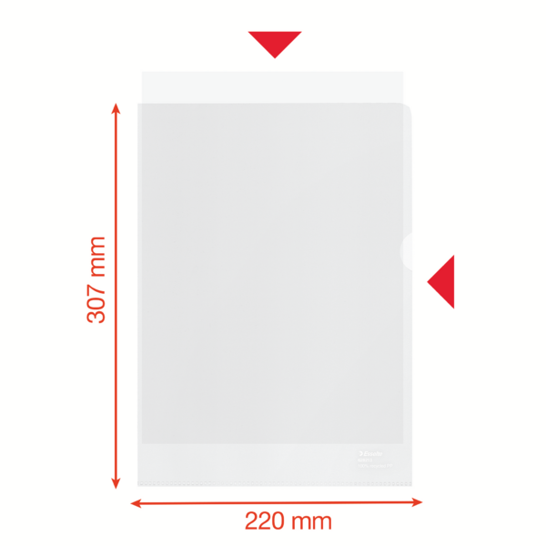 Dosier A4 Esselte Recycle Transparente A4 100 Mc.