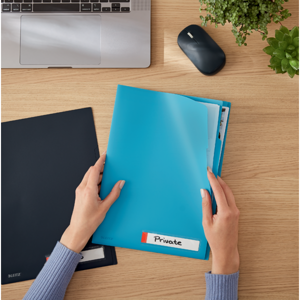 Dosier De Privacidad Con Pestañas Leitz Cosy Azul Calma
