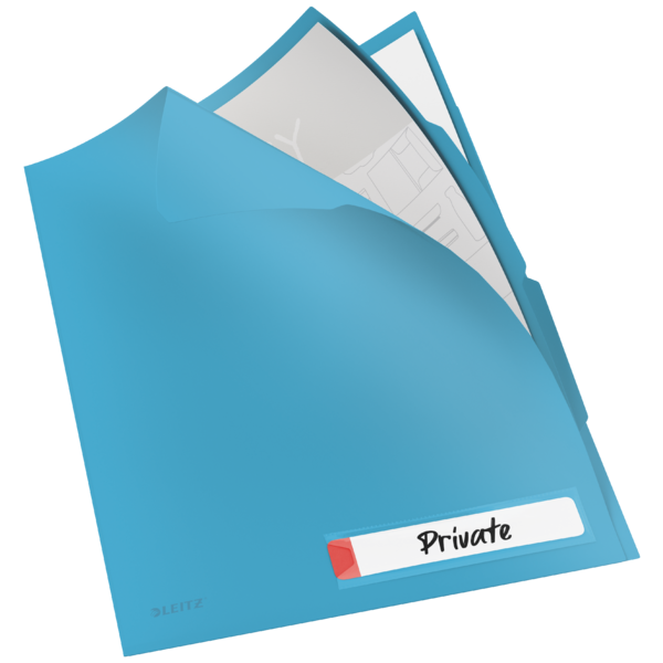 Dosier De Privacidad Con Pestañas Leitz Cosy Azul Calma