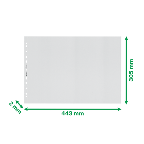 Funda Porta Documentos A3 Leitz Recycle, Co2 Compensado Transparente A3
