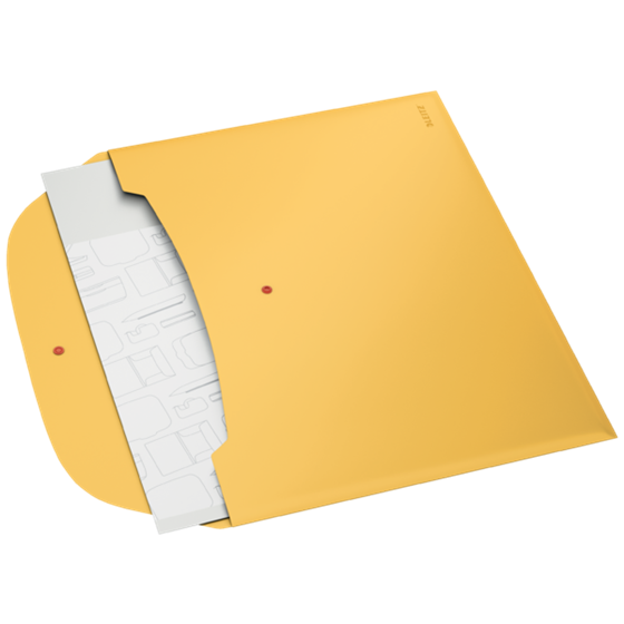 Sobre De Privacidad Con Dos Bolsillos Leitz Cosy Amarillo Cálido