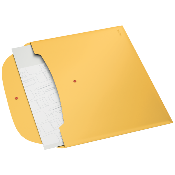 Sobre De Privacidad Con Dos Bolsillos Leitz Cosy Amarillo Cálido