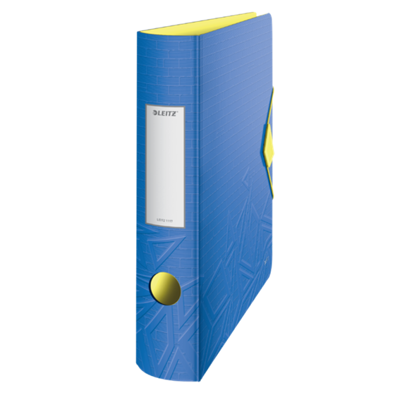 Archivador De Palanca De 180° Active Urban Chic De Leitz Azul A4 Lomo: 65 Mm.