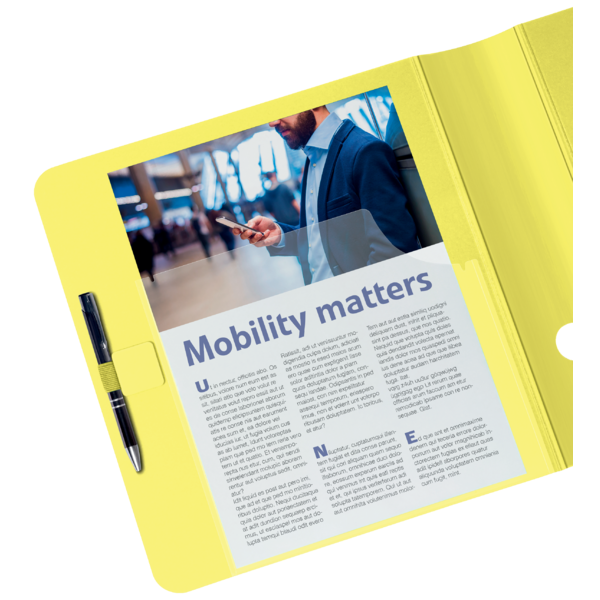 Archivador De Palanca De 180° Active Urban Chic De Leitz Azul A4 Lomo: 65 Mm.