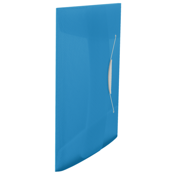 Carpeta De 3 Solapas Vivida De Esselte, Translúcida Vivida Azul