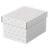 Caja Pequeña De Almacenamiento Y Regalo Esselte Para El Hogar, Paquete De 3 Blanco