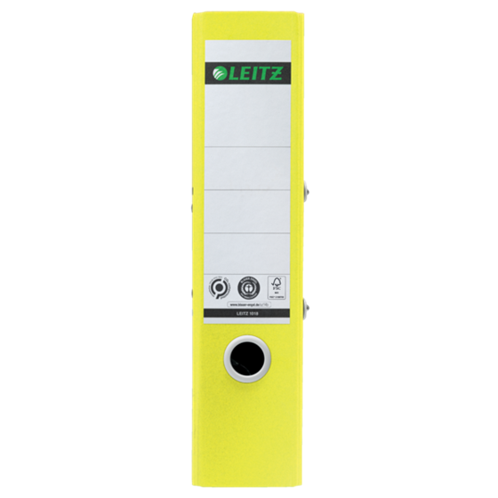Archivador De Palanca 180° Leitz Recycle, Co2 Compensado Amarillo