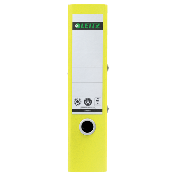 Archivador De Palanca 180° Leitz Recycle, Co2 Compensado Amarillo