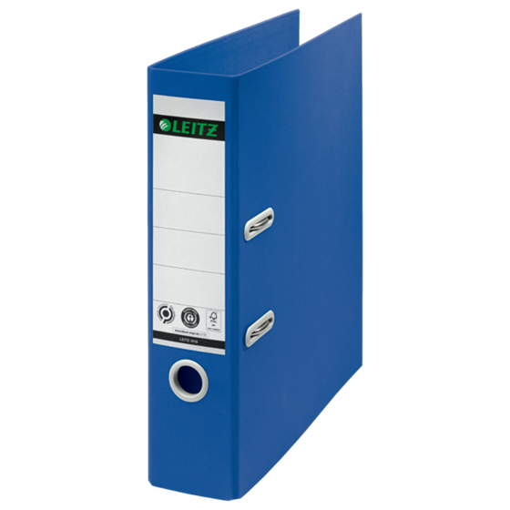 Archivador De Palanca 180° Leitz Recycle, Co2 Compensado Azul