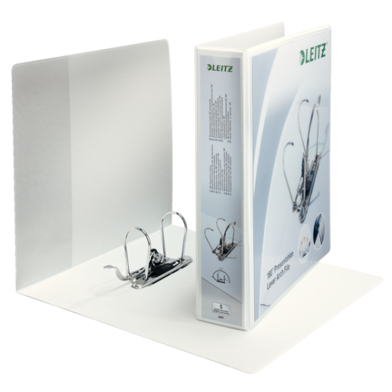 Archivador De Palanca Canguro 180° Leitz Blanco A4 Maxi