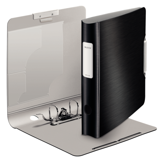Archivador De Palanca De 180° Active Style De Leitz Negro Satinado