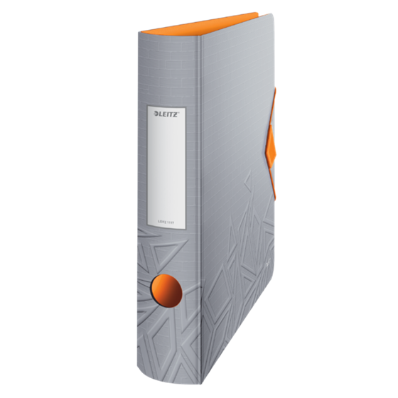 Archivador De Palanca De 180° Active Urban Chic De Leitz Gris Oscuro A4 Lomo: 65 Mm.