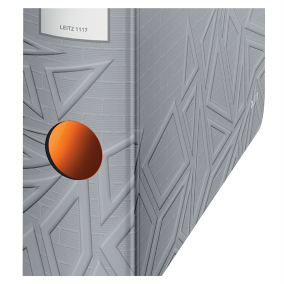 Archivador De Palanca De 180° Active Urban Chic De Leitz Gris Oscuro A4 Lomo: 65 Mm.