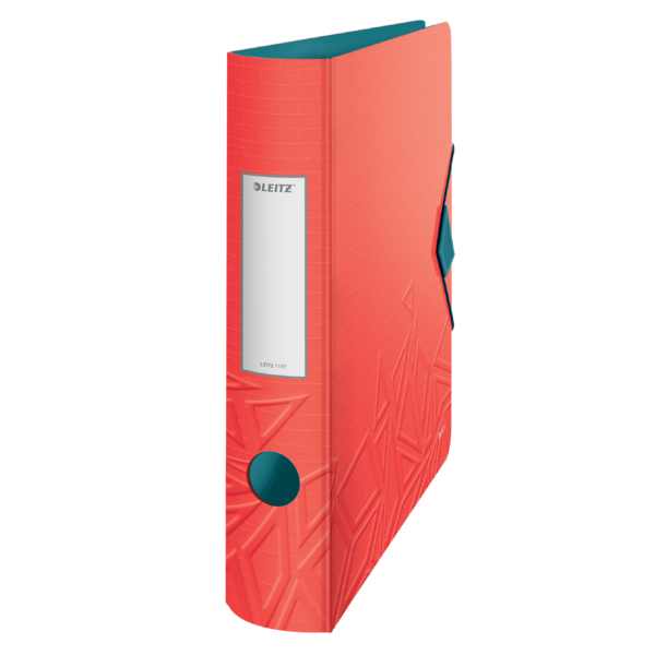 Archivador De Palanca De 180° Active Urban Chic De Leitz Rojo A4 Lomo: 65 Mm.