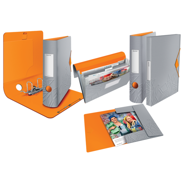 Archivador De Palanca De 180° Active Urban Chic De Leitz Gris Oscuro A4 Lomo: 82 Mm.