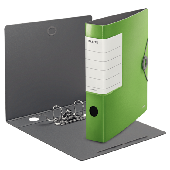 Resistente Archivador De Palanca 180° De Leitz Verde PP A4 Lomo: 62 Mm.