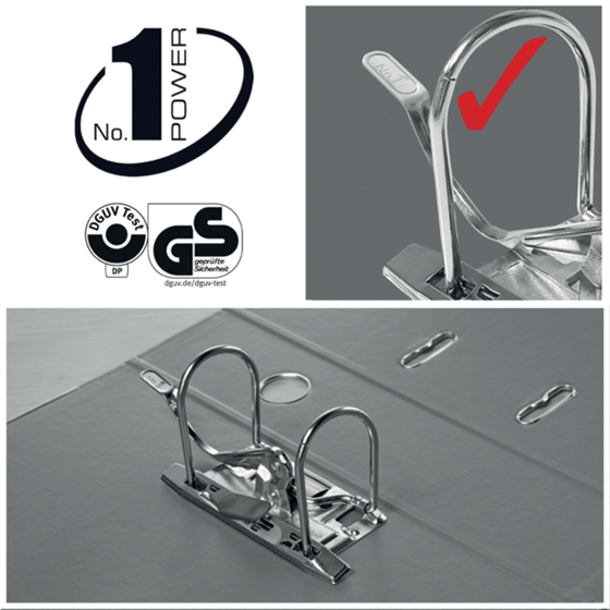 Archivador De Palanca De PP N.º 1 De Esselte Vivida Blanco A4 Lomo: 75 Mm.