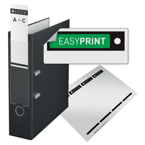 Archivador De Palanca Leitz 180° De Plástico, 90% Cartón Reciclado, 30% Plástico Reciclado Preconsumo Verde A4 Lomo: 80 Mm.