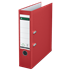 Archivador De Palanca Leitz 180° De Plástico, 90% Cartón Reciclado, 30% Plástico Reciclado Preconsumo Rojo A4 Lomo: 80 Mm.