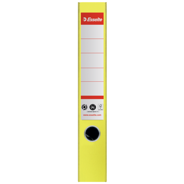 Archivador Esselte No.1, Co2 Compensado, Cartón 100% Reciclado Amarillo A4 Lomo: 50 Mm.