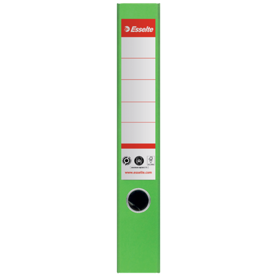 Archivador Esselte No.1, Co2 Compensado, Cartón 100% Reciclado Verde A4 Lomo: 50 Mm.