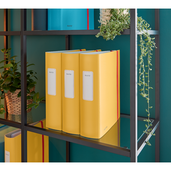 Archivador Leitz Active 180° Cosy Amarillo Cálido A4 Lomo: 82 Mm.