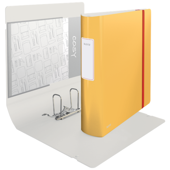 Archivador Leitz Active 180° Cosy Amarillo Cálido A4 Lomo: 82 Mm.