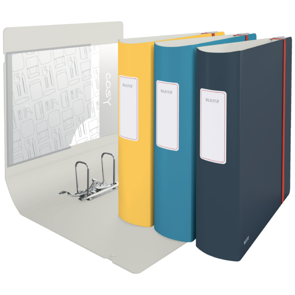 Archivador Leitz Active 180° Cosy Amarillo Cálido A4 Lomo: 82 Mm.