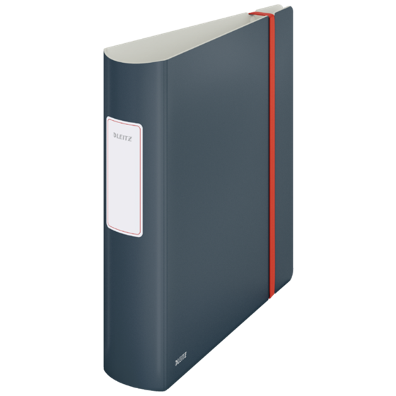 Archivador Leitz Active 180° Cosy Gris Terciopelo A4 Lomo: 82 Mm.