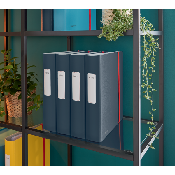 Archivador Leitz Active 180° Cosy Gris Terciopelo A4 Lomo: 65 Mm.