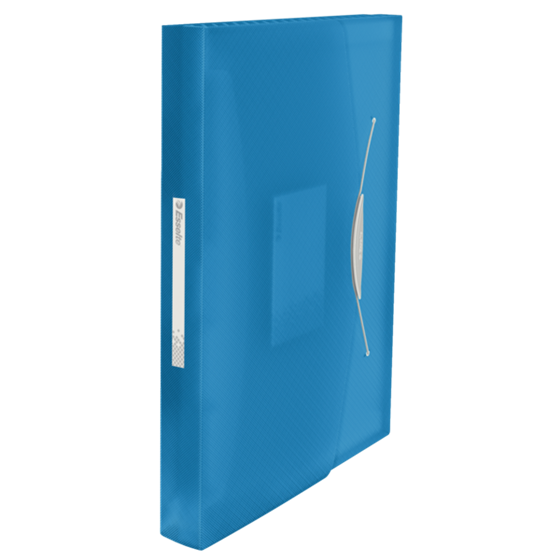 Carpeta Acordeón Expansible Vivida De Esselte, Translúcida Vivida Azul