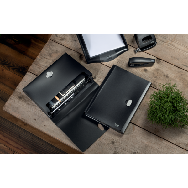 Carpeta Acordeón Leitz Recycle, Co2 Compensado Negro A4