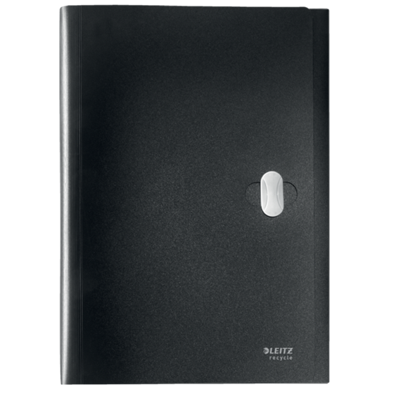 Carpeta Acordeón Leitz Recycle, Co2 Compensado Negro A4