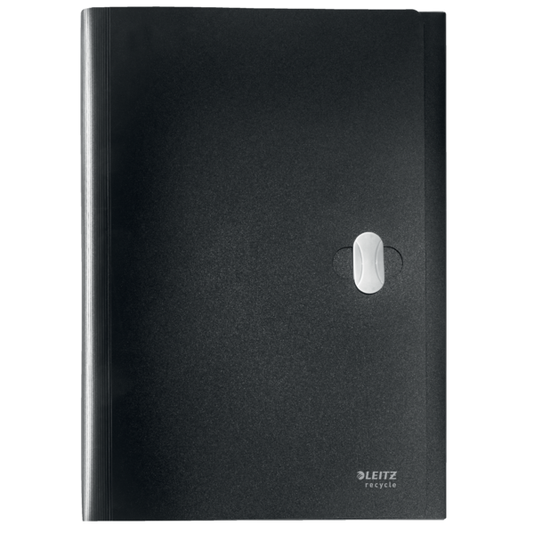 Carpeta Acordeón Leitz Recycle, Co2 Compensado Negro A4