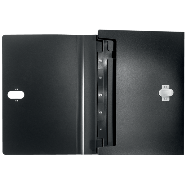 Carpeta Acordeón Leitz Recycle, Co2 Compensado Negro A4