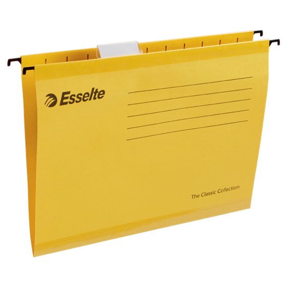 Carpeta Colgante Esselte Classic Amarillo A4
