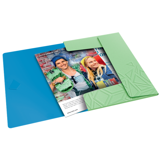 Carpeta Con 3 Solapas Urban Chic De Leitz Verde A4