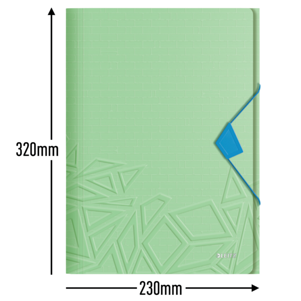 Carpeta Con 3 Solapas Urban Chic De Leitz Verde A4