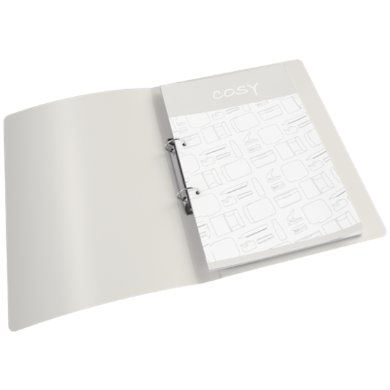 Carpeta De 2 Anillas Leitz Cosy Azul Calma 2 Anillas Redondas 25 Mm A4