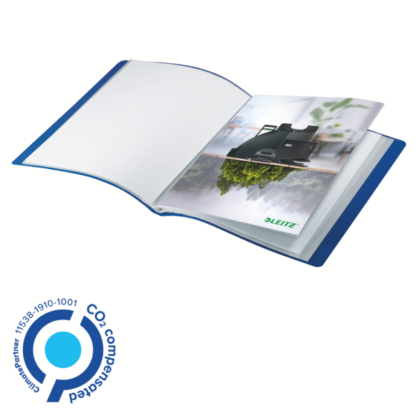 Carpeta De 20 Fundas Leitz Recycle, Co2 Compensado Azul