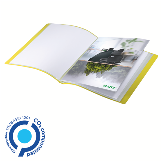 Carpeta De 20 Fundas Leitz Recycle, Co2 Compensado Amarillo